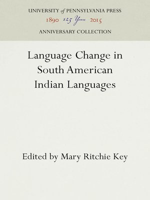 cover image of Language Change in South American Indian Languages